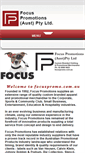 Mobile Screenshot of focuspromo.com.au